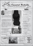 Premier numéro du Canard Rebelle