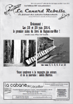 Numéro hors série du Canard Rebelle sur le premier salon du livre de Cagnes-sur-mer